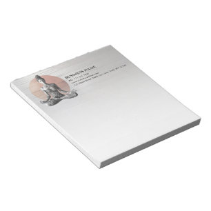 Bloc-note Instructeur de méditation Yoga Reiki Master Lotus