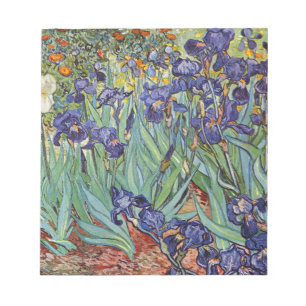 Bloc-note Iris de Van Gogh Peinture Impressionniste