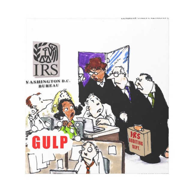 Bloc-note IRS Audits IRS Funny (Devant)