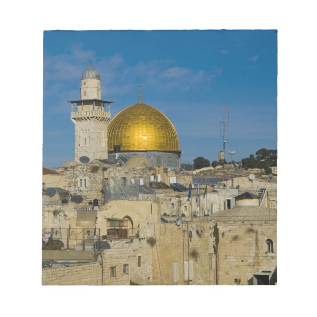 Bloc-note Israël, Jérusalem, Dôme du Rocher (Devant)