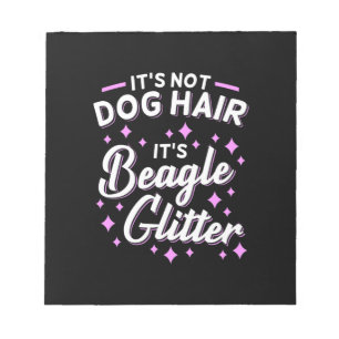 Bloc-note It Is Beagle Dog Glitter