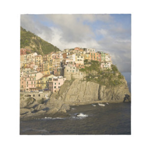 Bloc-note Italie, Cinque Terre, Manarola. Village sur une fa