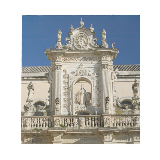Bloc-note Italie, Pouilles, Lecce, Piazza del Duomo, Palais (Devant)