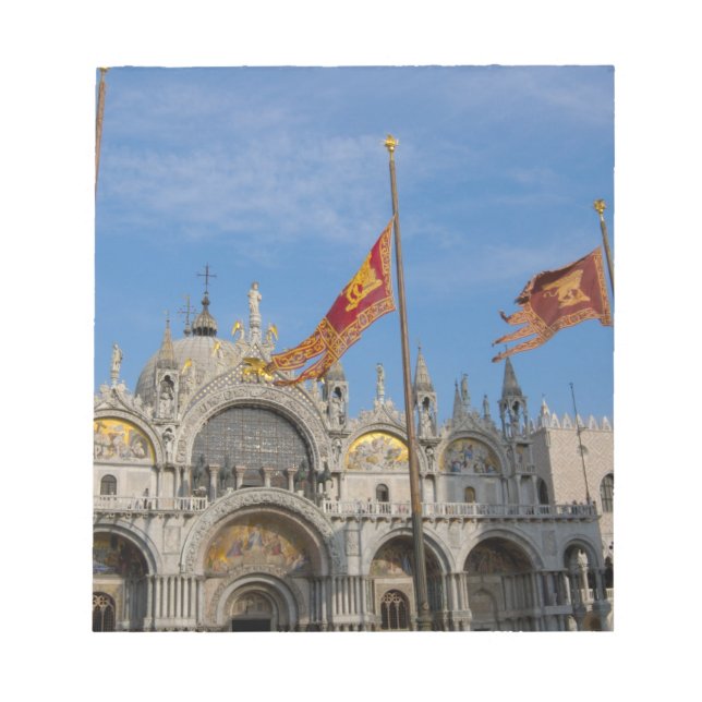 Bloc-note Italie, Venise, Basilique Saint-Marc sur la place  (Devant)