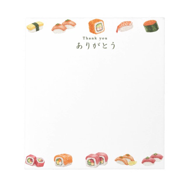 Bloc-note Itamae〈Sushi Chefs） collection ありがとう Japanese (Devant)