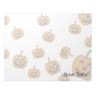 Bloc-note Jack O'Lanterns arrière - plan