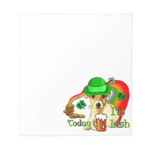 Bloc-note Jack Russell Terrier St Patricks