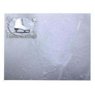 Bloc-note J'adore le patinage