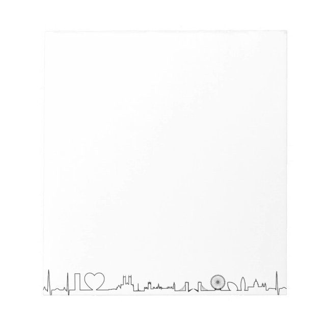 Bloc-note J'adore Londres (style ecg extraordinaire) souveni (Devant)