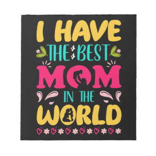 Bloc-note J'ai la meilleure maman au monde