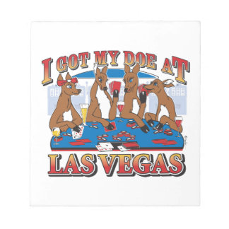 Bloc-note J'ai mon Doe à Las Vegas