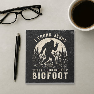 Bloc-note J'ai trouvé Jésus mais je cherche toujours Bigfoot