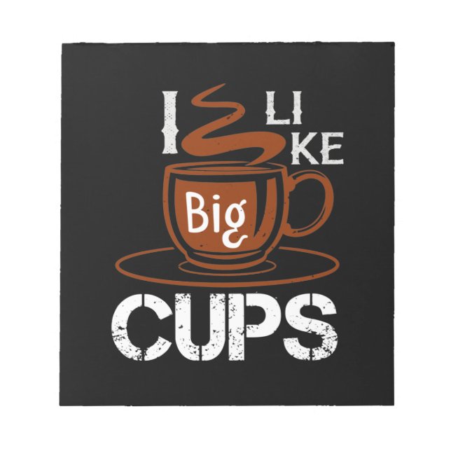 Bloc-note J'Aime La Big Cup (Devant)