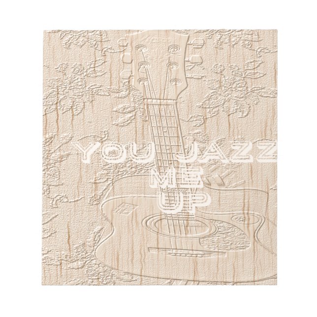 Bloc-note J'aime le bois brun Hakuna Matata (Devant)