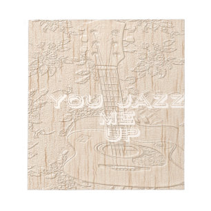 Bloc-note J'aime le bois Hakuna brun allant Matata