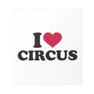 Bloc-note J'aime le cirque