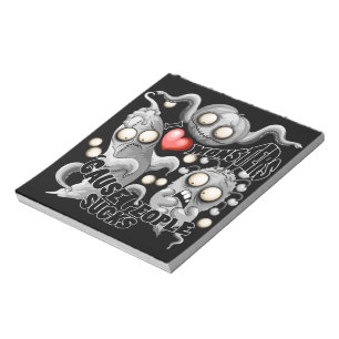 Bloc-note J'aime les monstres parce que les gens aiment les 