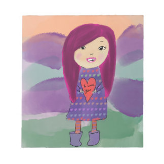 Bloc-note J'aime votre ordinateur portable