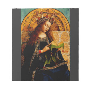 Bloc-note Jan van Eyck - Vierge Marie Collection d'art fin