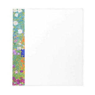 Bloc-note Jardin de fleurs Gustav Klimt