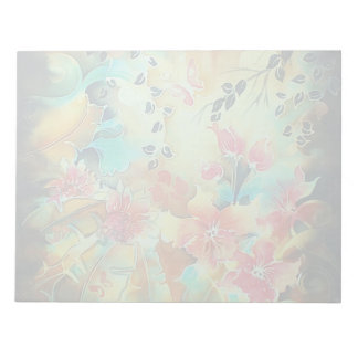 Bloc-note Jardin de fleurs Vibrant et joyeux