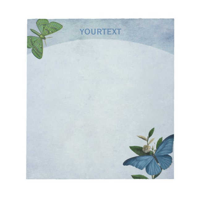 Bloc-note Jardin des papillons (Devant)