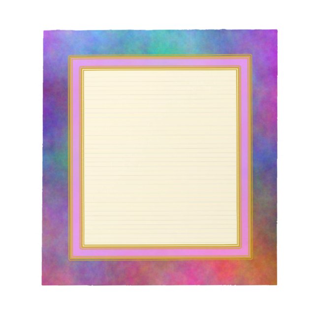 Bloc-note Jardin Latéré Lumière Soleil Petite Note Pad (Devant)