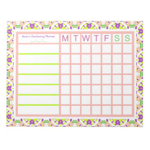 Bloc-note Jardinage Jardin Augmenter votre propre plan plani