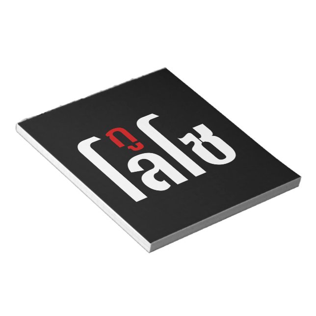 Bloc-note Je M'Appelle LOSO Henri Script En Langue Thaïlanda (Incliné)