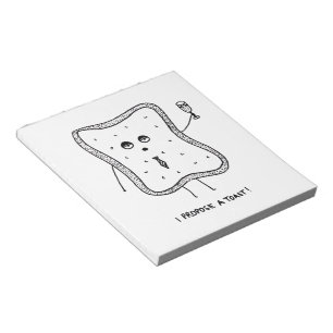 Bloc-note Je propose un toast