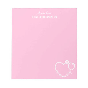 Bloc-note Je suis une infirmière stéthoscope Nom personnalis