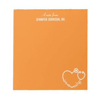 Bloc-note Je suis une infirmière stéthoscope Nom personnalis