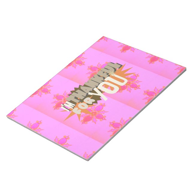 Bloc-note Je vous remercie : Une expression sincère (Incliné)