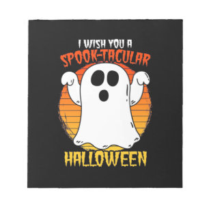 Bloc-note Je Vous Souhaite Un Halloween Spotaculaire