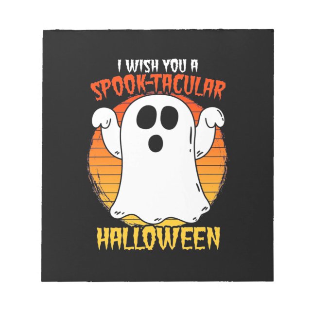 Bloc-note Je Vous Souhaite Un Halloween Spotaculaire (Devant)