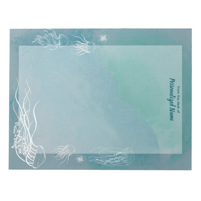 Bloc-note Jellyfish Jive sans doublure (Devant)