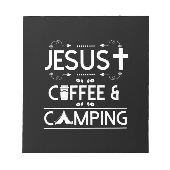 Bloc-note Jesus Café Et Camping (Devant)