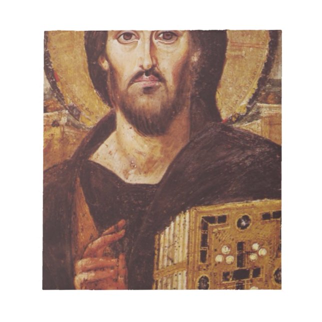 Bloc-note Jesus Christ Pantocrate Christian Icon (Devant)