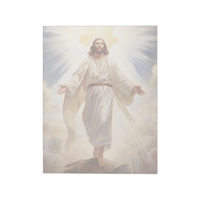 Bloc-note Jésus en gloire (Tourné)
