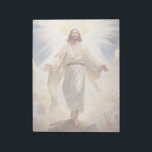 Bloc-note Jesus In Glory<br><div class="desc">This notepad is shown with an art print of Jesus in his glory.
Shown in an opaque print so you can write on it.
Customize this item or buy as is.



Licensed Image</div>