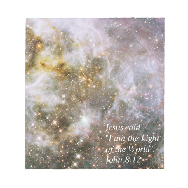 Bloc-note Jesus said "I am the Light.. (Devant)