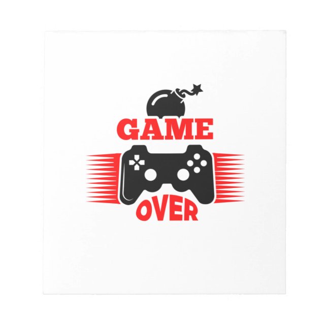 Bloc-note Jeu cadeau Gamer sur (Devant)