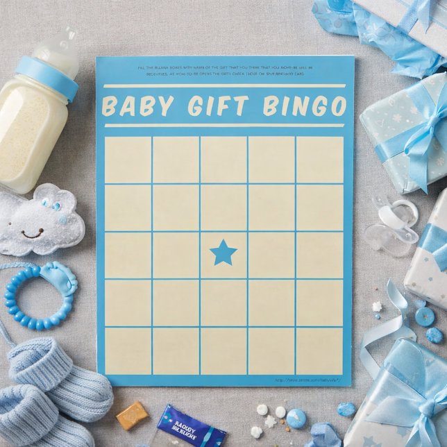 Bloc-note Jeu de Baby Shower Bingo Cadeau pour Bébé Bloc-Not (Créateur téléchargé)