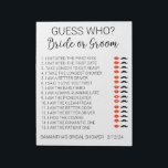 Bloc-note Jeu de devinette pour Baby Shower<br><div class="desc">Cette conception peut être personnalisée dans la zone prévue en changeant la photo et / ou le texte. Ou elle peut être personnalisée en cliquant sur Personnaliser ce modèle, puis en choisissant l'option cliquer pour personnaliser davantage et supprimer ou changer la couleur de l'arrière-plan, ajouter du texte, changer la couleur...</div>