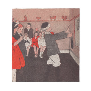 Bloc-note Jeux vintages - Pin the Tail on Donkey
