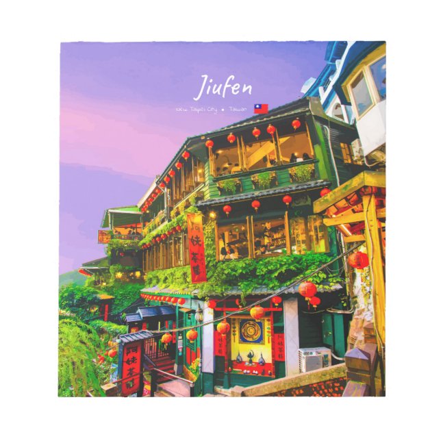 Bloc-note Jiufen, Taïwan - Ancienne Maison de Thé (Devant)