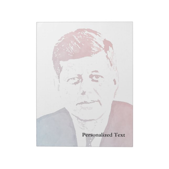 Bloc-note John F. Kennedy Pop Art Portrait (Tourné)