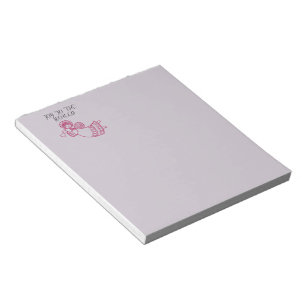 Bloc-note Joie au monde avec Jubliant Angel Outline Rouge