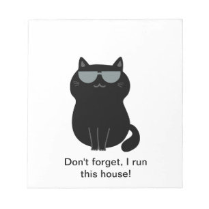 Bloc-note Joli Chat - Je dirige cette maison