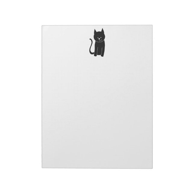 Bloc-note Joli Chat Noir (Tourné)